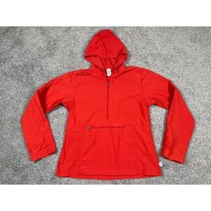 Patagonia Jacket Womens Small Water Girl Ripstop 1/2 Zip Pocket Hood Gorp Core